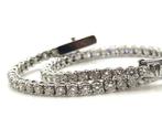 Tennis armband - 18 karaat Witgoud - 4.90ct. tw. Diamant