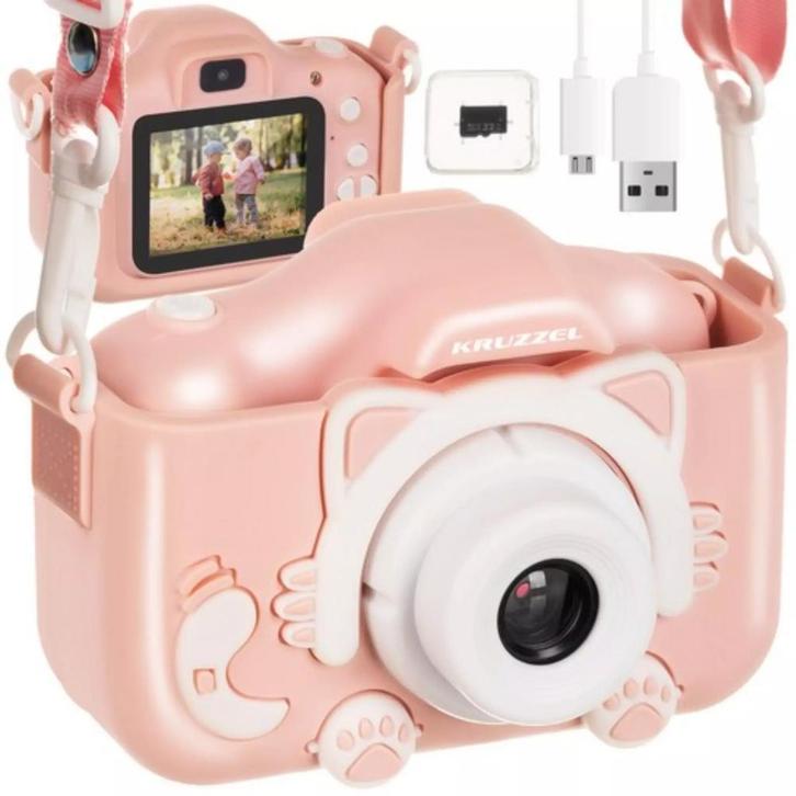 Kruzzel Digitale Kindercamera - Inclusief 32 GB SD Kaart..., Kinderen en Baby's, Speelgoed | Overig, Nieuw, Ophalen of Verzenden