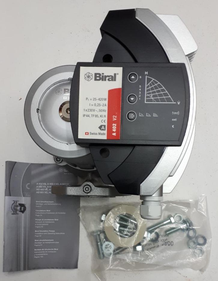 BIRAL POMP A402 V2  -220 DN40 NIEUW 11 5903 0350, Doe-het-zelf en Verbouw, Verwarming en Radiatoren, Nieuw, Ophalen of Verzenden