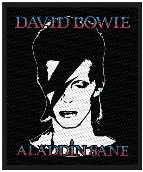David Bowie - Aladdin Sane - Patch officiële merchandise, Verzamelen, Muziek, Artiesten en Beroemdheden, Kleding, Nieuw, Ophalen of Verzenden