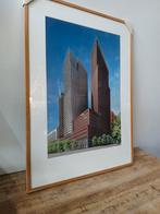 Afbeelding van Ministeries in Den Haag, hout, 80 x 110 cm, Ophalen, Nieuw