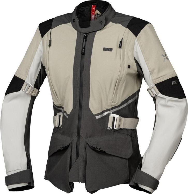 IXS Tourster-STX 1.0 Waterdichte Dames Dark Grijs Textiele, Motoren, Kleding | Motorkleding, Dames, Nieuw met kaartje, Jas | textiel