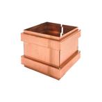 Koperen dubbele overschuifwrong 80x80mm, Doe-het-zelf en Verbouw, Buizen en Afvoer, Ophalen of Verzenden, Nieuw