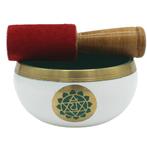 Klankschaal Hart Chakra- Wit (10 cm), Verzenden, Nieuw