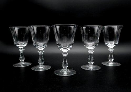 Val Saint Lambert - Drinkservies (5) - KROON - GEEN, Antiek en Kunst, Antiek | Meubels | Tafels