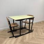 complete schoolset Eromes 10 stoelen + 10 tafels, Zwart -, Huis en Inrichting, Stoelen, Gebruikt, Zwart, Ophalen of Verzenden