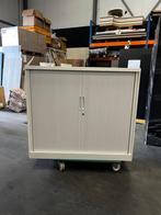 Roldeurkast - Archiefkast - Wit – Met slot - 105x120x45 cm, Huis en Inrichting, Kasten | Roldeurkasten en Archiefkasten, 100 tot 150 cm