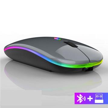 Draadloze RGB Muis - 2.4GHz / 1600DPI / Optisch / beschikbaar voor biedingen