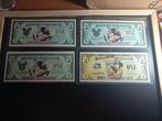 Verenigde Staten van Amerika. - Disney - 4 x 1 Dollar, Postzegels en Munten