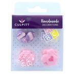 Culpitt Suikerdecoratie ABC Baby Roze 12st., Hobby en Vrije tijd, Taarten en Cupcakes maken, Verzenden, Nieuw