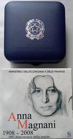 Italië. 5 Euro 2008 Anna Magnani Proof  (Zonder