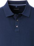 Gebreid Katoen Poloshirt 3 Knoops Blauw Casa Moda, Verzenden, Nieuw, Blauw