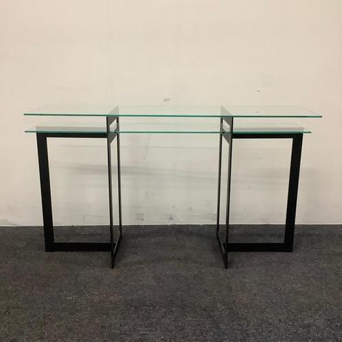 Tweedehands cees Dam wandtafel, (hxbxd) 80x140x40 cm, Zwart, Huis en Inrichting, Tafelonderdelen, Gebruikt, Ophalen of Verzenden