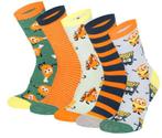 Jongens sokken met fastfood print 5-pack oranje €7,95, Kinderen en Baby's, Kinderkleding | Schoenen en Sokken, Nieuw, Verzenden