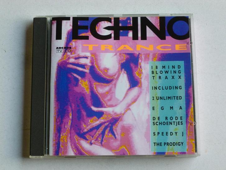 Techno Trance - 18 Mind Blowing Traxx, Cd's en Dvd's, Cd's | Dance en House, Zo goed als nieuw, Verzenden