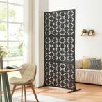 Scheidingswand Aaskis zwart 200x100x50 cm casa.pro, Huis en Inrichting, Woonaccessoires | Kamerschermen, Verzenden, Nieuw