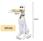 Doberman Hond Standbeeld Bijzettafel met Lade Decoratie, Verzamelen, Verzenden, Nieuw