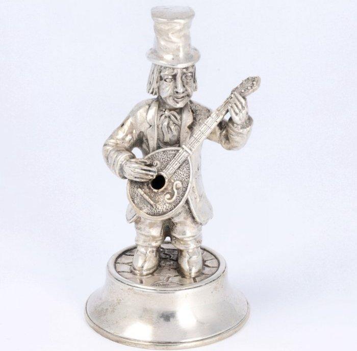 Miniatuur figuur - .915 zilver, .925 zilver, Antiek en Kunst, Antiek | Goud en Zilver