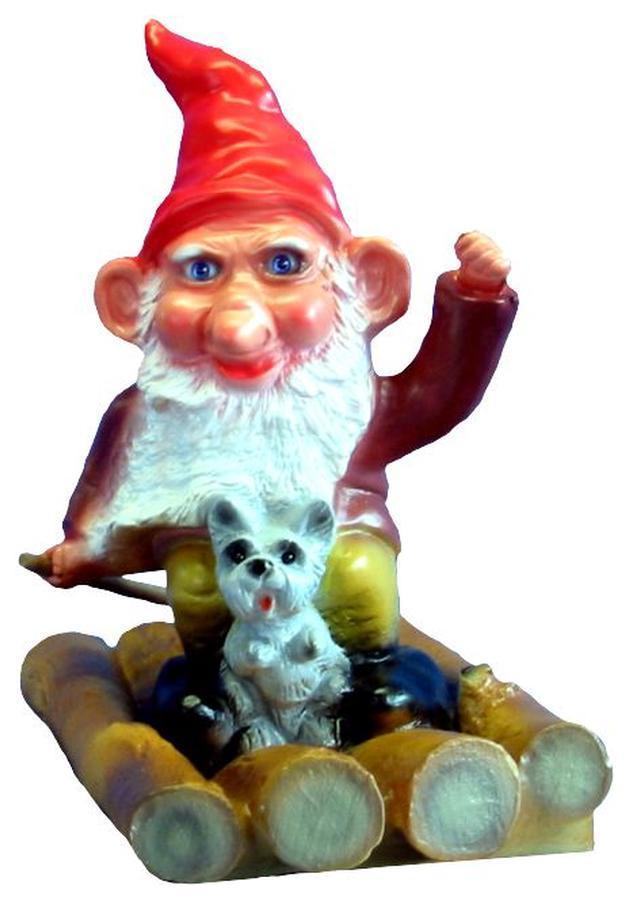 Tuinkabouter op vlot, Tuin en Terras, Tuinbeelden, Nieuw, Verzenden