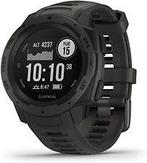 Garmin Instinct 45 mm zwart met een zwarte siliconen, Verzenden, Gebruikt