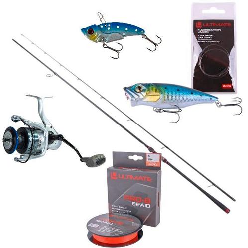 Ultimate Seabass Slayer Set 300cm (12-44g), Watersport en Boten, Hengelsport | Algemeen, Nieuw, Verzenden