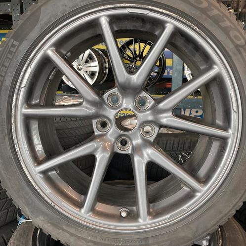 19 inch WINTER set Tesla Model 3 Chrome winterbanden, Auto-onderdelen, Banden en Velgen, 18 inch, Winterbanden, 235 mm, Gebruikt