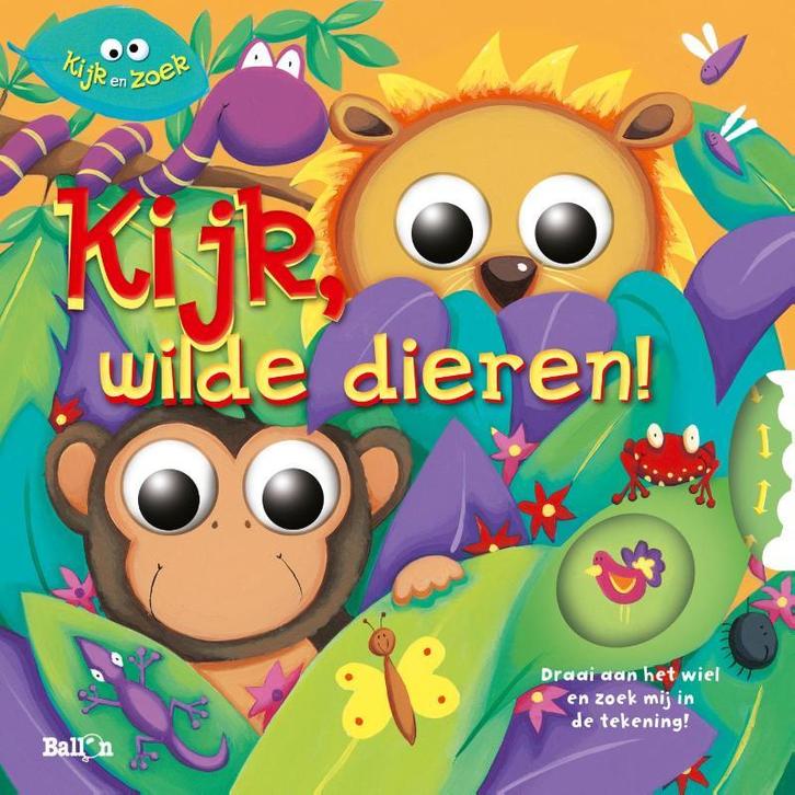 Kijk, wilde dieren / Kijk en zoek 9789037489873, Boeken, Kinderboeken | Baby's en Peuters, Gelezen, Verzenden