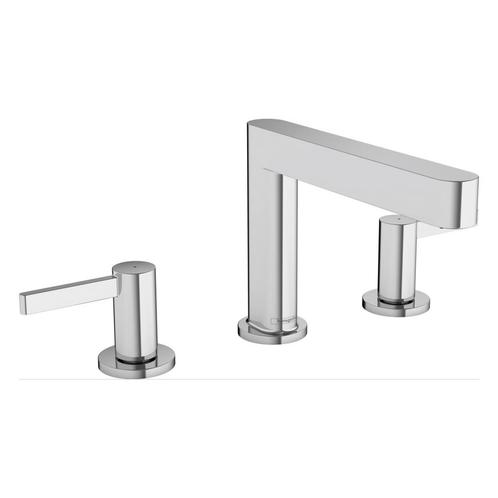 Wastafelmengkraan Finoris HansGrohe 3-gats 110 met Push-Open, Doe-het-zelf en Verbouw, Sanitair, Kraan, Nieuw, Chroom, Ophalen of Verzenden