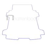 Laadvloermat rubber (traanplaat motief) Ford Transit Custom, Ophalen of Verzenden, Nieuw