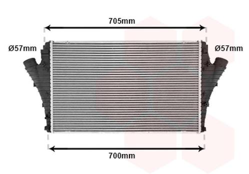 INTERCOOLER VOOR SAAB 9-3 YS3F 2002-2007 12765753, Auto-onderdelen, Airco en Verwarming, Nieuw, Ophalen of Verzenden