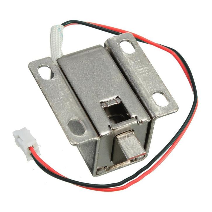 Elektrisch solenoid mini slot 12VDC, Hobby en Vrije tijd, Elektronica-componenten, Verzenden