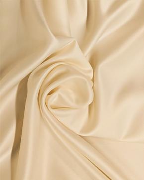 Heavy Satijn Donker Ivoor, Hobby en Vrije tijd, Stoffen en Lappen, Overige kleuren, Nieuw