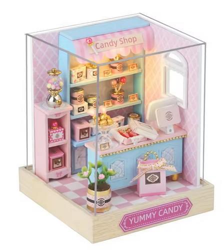 Miniatuurhuisje bouwpakket Uitvoering Yummy Candy, Hobby en Vrije tijd, Overige Hobby en Vrije tijd