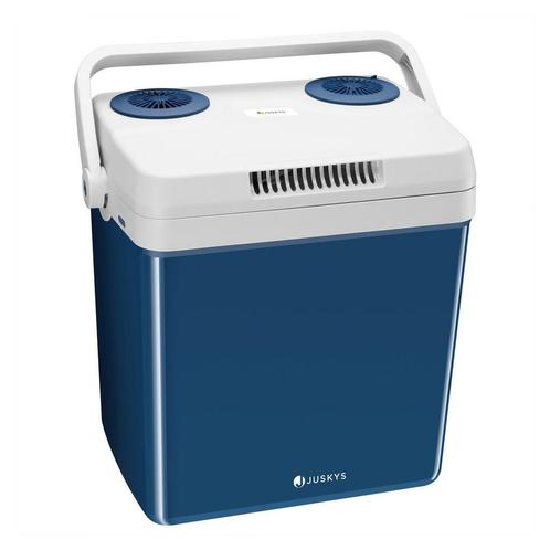 Elektronische Koelbox - 32 Liter - Blauw - 12 V &amp; 230V, Caravans en Kamperen, Koelboxen, Koelbox, Nieuw, Elektrisch, Ophalen of Verzenden