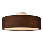 Plafondlamp plafonnière Omaha Ø 45 cm 3xE27 bruin en wit, Huis en Inrichting, Lampen | Plafondlampen, Verzenden, Nieuw