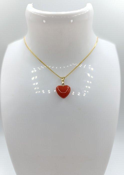 Zonder minimumprijs - Ketting met hanger - 18 karaat Geel, Sieraden, Tassen en Uiterlijk, Antieke sieraden