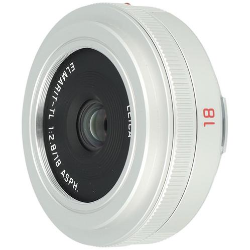 Leica 11089 Elmarit-TL 18mm F/2.8 ASPH zilver | Tweedehands, Audio, Tv en Foto, Fotocamera's Digitaal, Gebruikt, Overige Merken