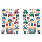 Stickers - Garage Monteur/Onderdelen/Gereedschappen - Scrapb, Ophalen of Verzenden, Nieuw