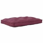 vidaXL Pallet Sofa Kussen Bordeaux Stof, Huis en Inrichting, Verzenden, Nieuw, Rood