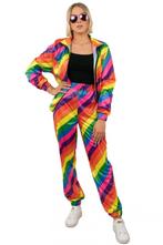 Trainingspak Regenboog Dames, Kleding | Dames, Carnavalskleding en Feestkleding, Verzenden, Nieuw