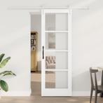vidaXL Schuifdeur met Hardware Set Wit 73,5x211 cm Massief, Verzenden, Nieuw