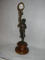 Mystery klok - Junghans Jugendstil Metaal, hout - 1900-1910, Antiek en Kunst