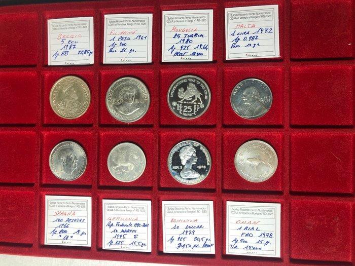 België, Duitsland, Filipijnen, Malta, Mongolië, Spanje., Postzegels en Munten, Munten | Europa | Niet-Euromunten