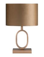 LED Tafellamp poot ovaal | Messing | Verona | 58cm, Huis en Inrichting, Lampen | Tafellampen, Ophalen of Verzenden, Nieuw