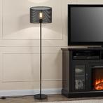 Vloerlamp staande lamp 153 cm Arensburg E27 zwart, Huis en Inrichting, Lampen | Vloerlampen, Verzenden, Nieuw