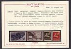 Italië 1945 - Imperia - Lokale Emissies - Bovenstaande, Gestempeld