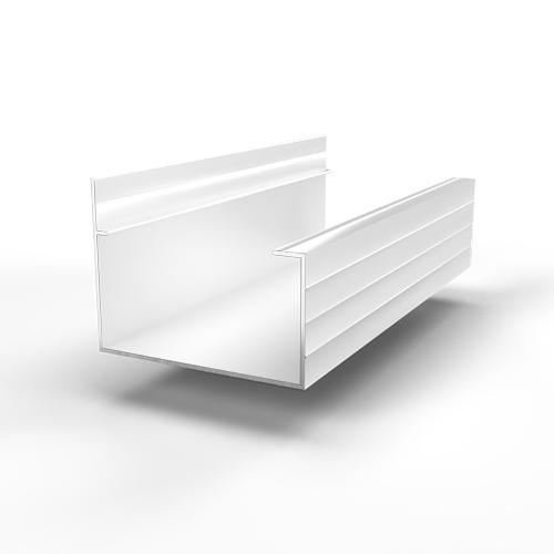 Aluminium goot-3000 mm-Wit, Doe-het-zelf en Verbouw, Metalen, Nieuw, Ophalen of Verzenden