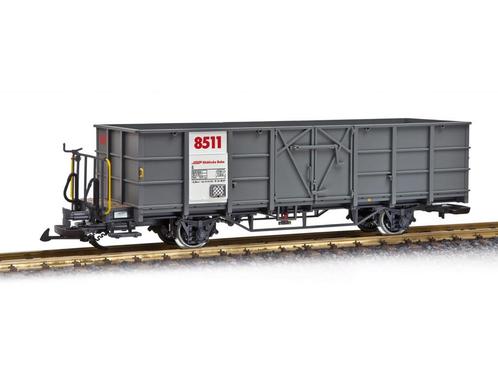 LGB 40881 RhB Hochbordwagen 8511, Metallrader (Q4/2025), Hobby en Vrije tijd, Modeltreinen | Overige schalen, Overige typen, Nieuw