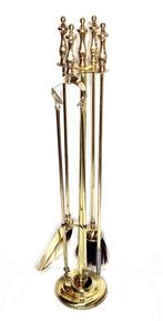 Openhaard accessoire (5) - Haardstel - Messing, Metaal, Antiek en Kunst