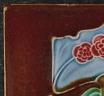 Jugendstil Tegel - Corn Bros, 1897-1912 - Art Nouveau -, Antiek en Kunst